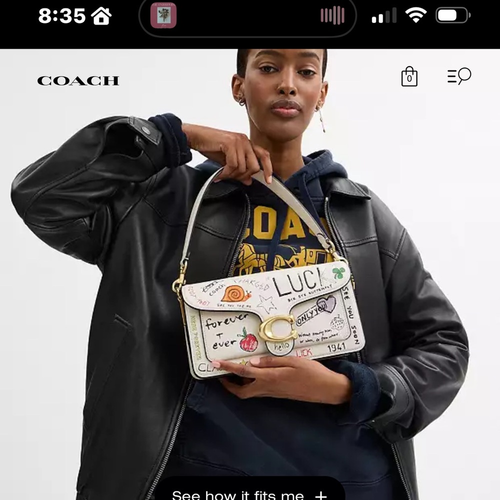 Coach Multicolor Graffiti Shoulder Bag - Picture 7 of 11